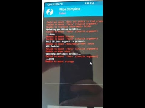 Trik atasi masalah Failed To Mount System (Invalid Argument) pada Realme 3 Pro via TWRP