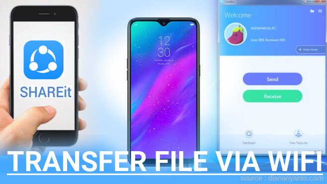 Transfer File via Wifi di Realme 3 Menggunakan ShareIt Versi Baru