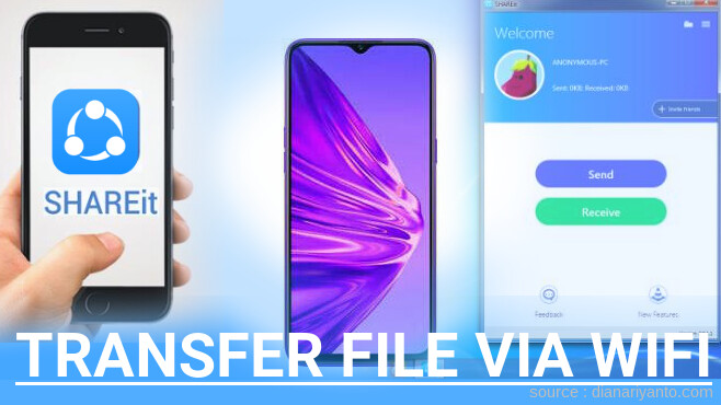 Mengenal Transfer File via Wifi di Realme 5 Menggunakan ShareIt Terbaru