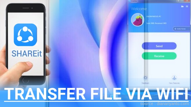 Cara Mudah Transfer File via Wifi di Realme C15 Holiday Edition Menggunakan ShareIt Versi Baru