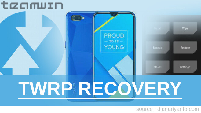 TWRP Recovery Realme C2 Tanpa PC